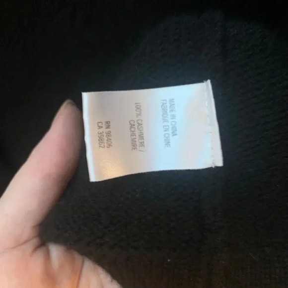 Theory Black 100% Cashmere Cardigan  S - Picture 3 of 9